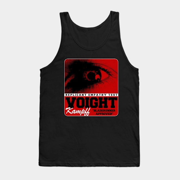 Voight Kampff Replicant Empathy Test Tank Top by Meta Cortex